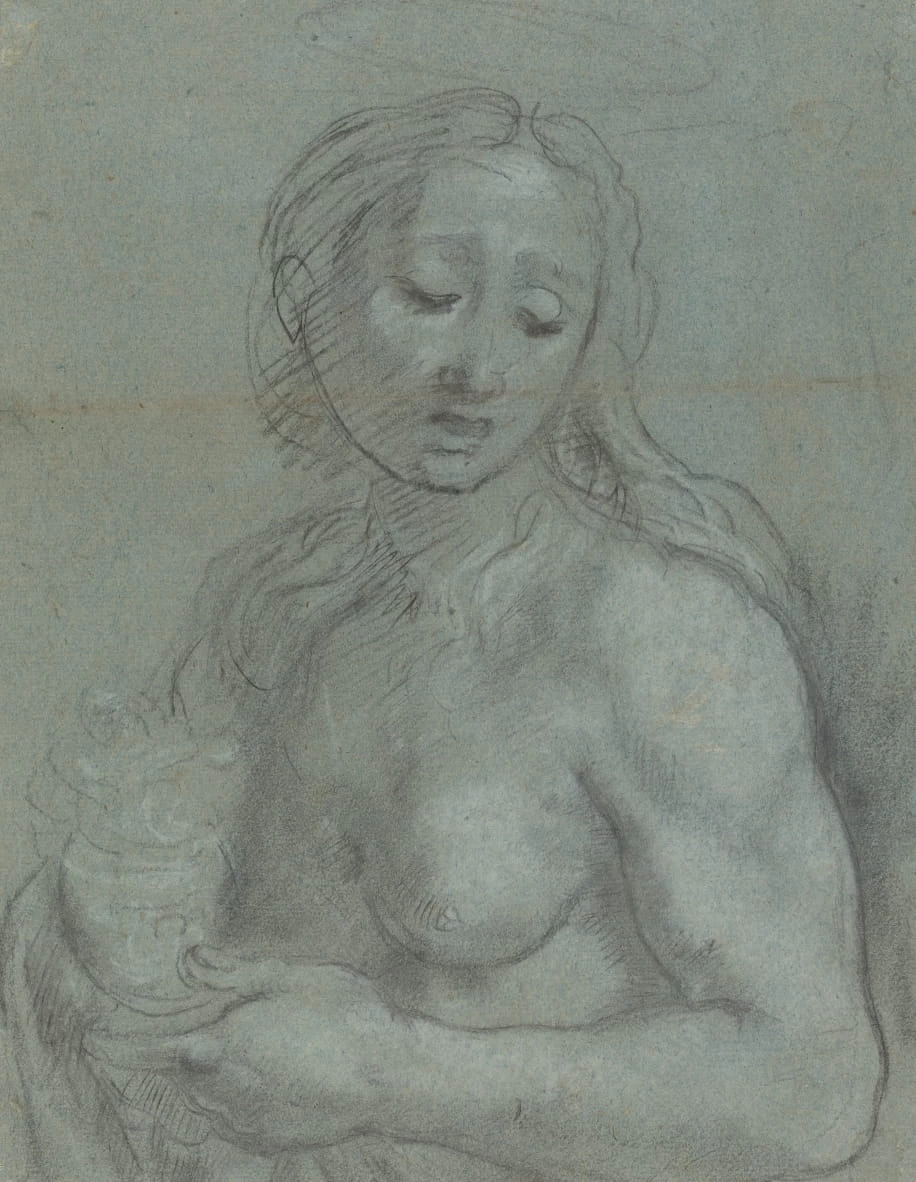 Studio di mezzo busto femminile - Ailsa Mellon Bruce Fund, National Gallery of Art, Barocci Federico